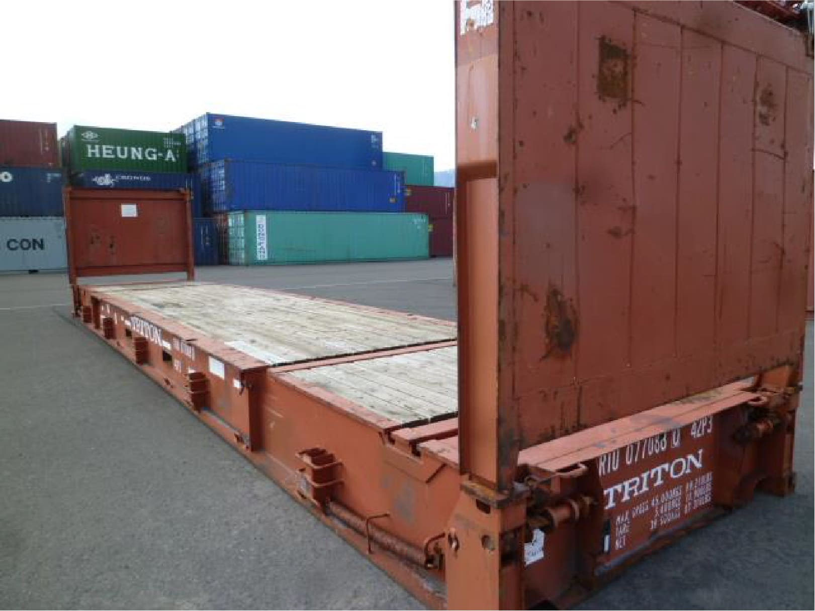 40FL ドライ フラットデッキ 中古｜wareコンテナジャパン